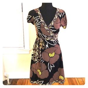 BCBG faux wrap dress